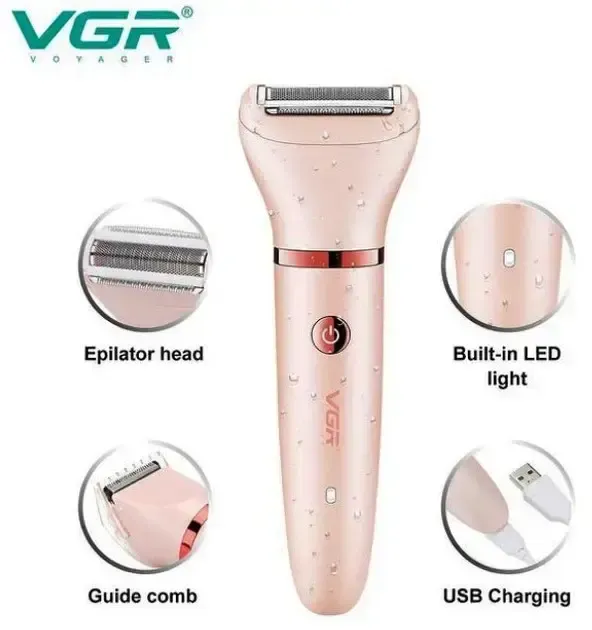 Многофункциональная женская электрическая бритва/эпилятор VGR V-735 3в1 Коломия - фото 3