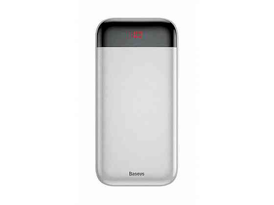 Зовнішній акумулятор Baseus Mini Cu Digital Display Power Bank 20000mAh  White Київ