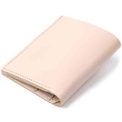 Портмоне Shvigel Кожаное Бежевое (16489) Винница