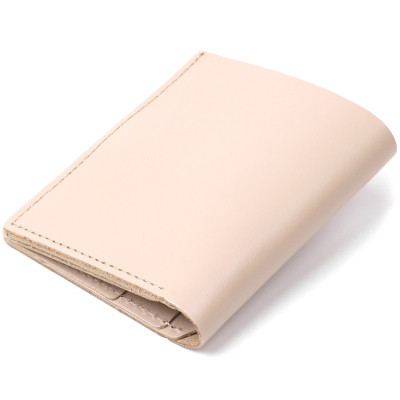 Портмоне Shvigel Кожаное Бежевое (16489) Винница - изображение 4