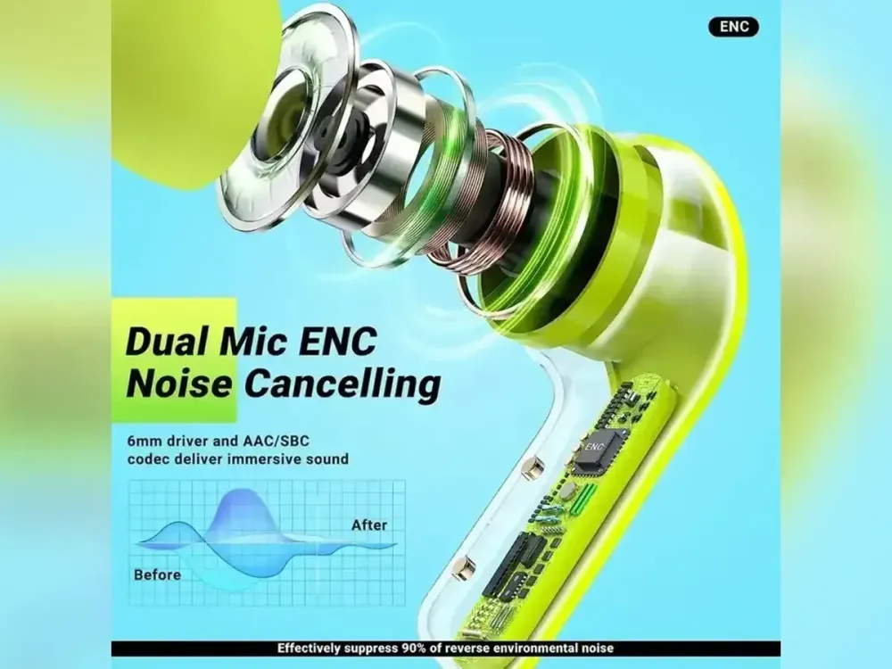 Гарнітура Double з кейсом Bluetooth NB798 TWS навушники із сенсорним керуванням, IPX4, до 20м Одеса - фото 7