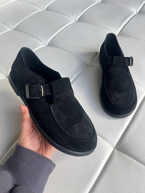 Vanessa Лофери жіночі VANESSA T-304-03 чорні (весна-осінь, замша натуральна) (5829) 37 Коломия - фото 1