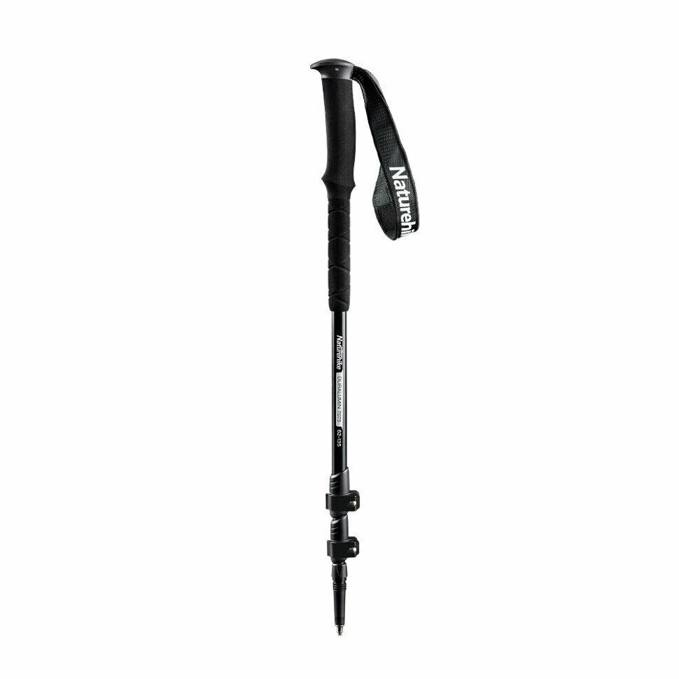 Трекинговая палка 3-сек. Naturehike ST 03 7075 AL NH17D017-D, черная Ровно - изображение 2