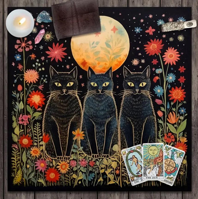 Алтарная скатерть для карт Таро и Рун 