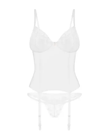 Корсет Obsessive Alissium corset & thong XS/S Львів