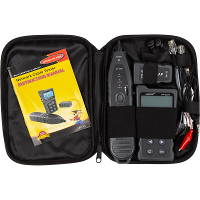 Тестер кабельный HiSmart RJ-45, RJ-12, RJ-11 + PoE + with tone generator (NF-8209) Винница - изображение 1