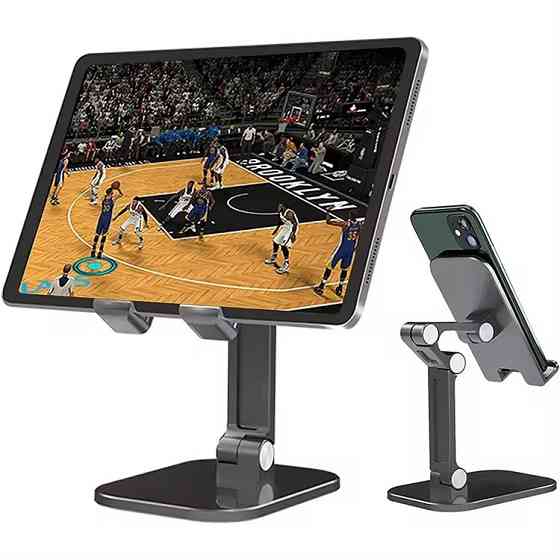 Підставка-тримач настільна для телефона або планшета JK010,складна, чорнапід телефон Кам'янець-Подільський