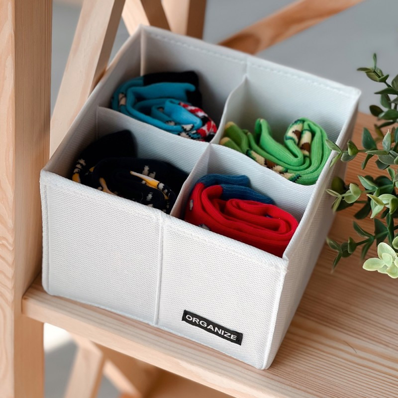 Органайзер для мелочей 15х15х10 см (Белый) Сумы - изображение 1