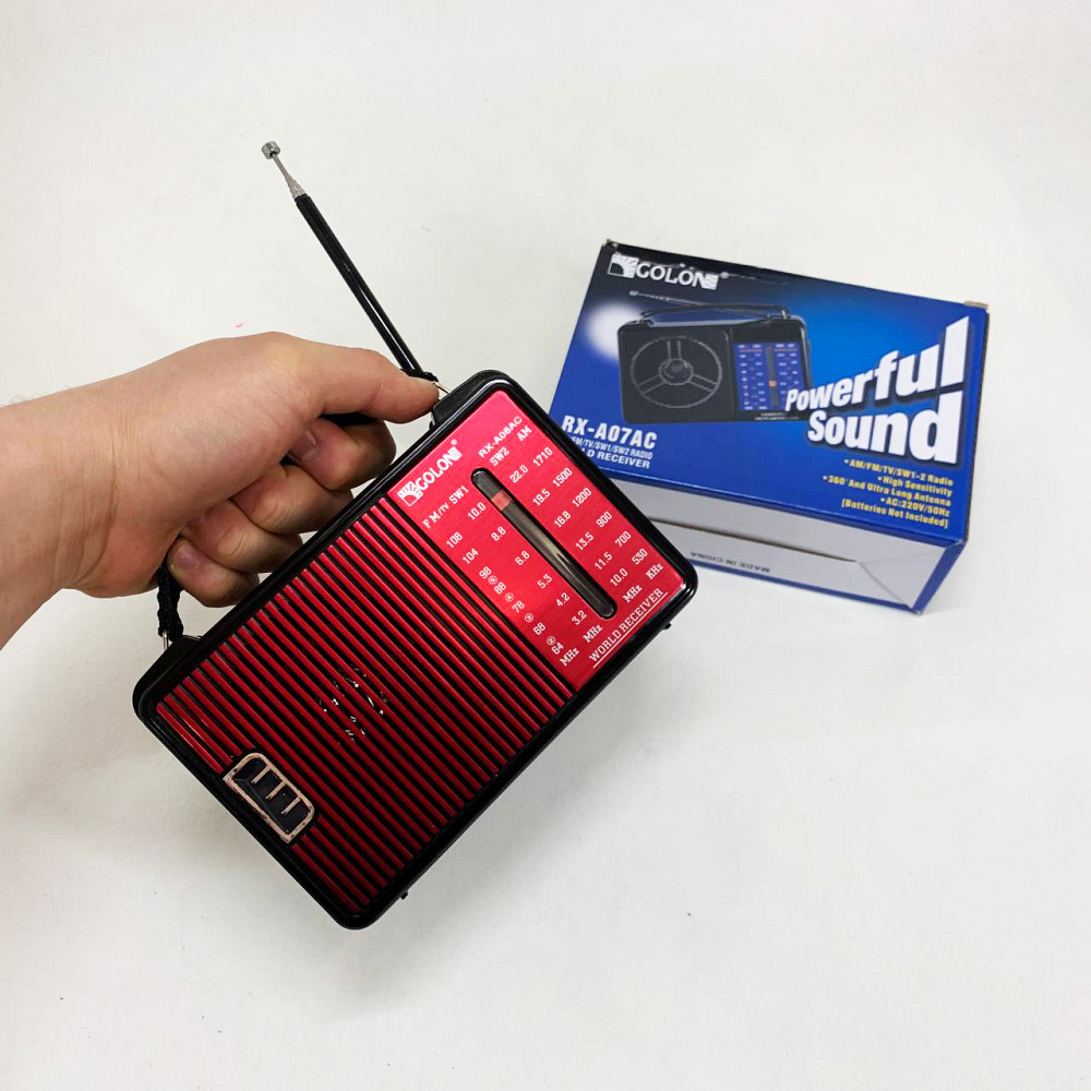 Міні радіо GOLON RX-A08, Радіоприймачі фм, Фм радіоприймач від мережі 220в, Найпростіший радіоприймач MX-32 Львів - фото 9