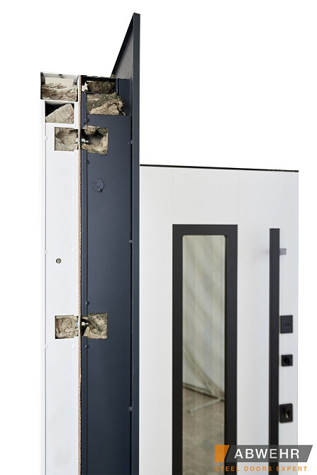 Двері вуличні, модель REVOLUTION (LP-6) ТЕРМОРОЗРИВ + склопакет Київ - фото 8