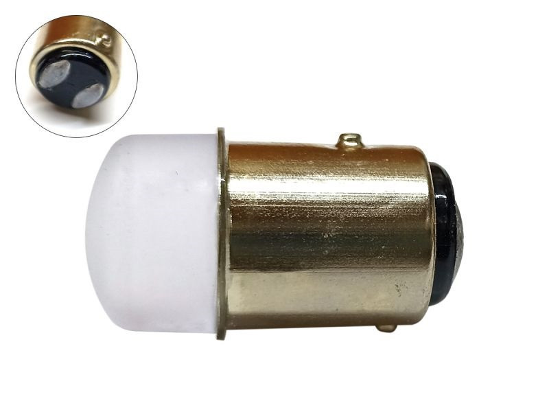 Светодиодная лампа AllLight T25/5 9 SMD 2835 BAY15d 12V, матовая линза, WHITE Харьков - изображение 1