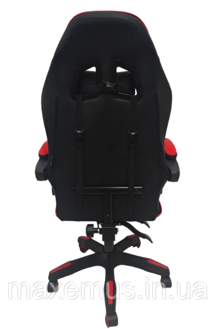 Кресло геймерское Bonro B945 Красное с подставкой для ног компьютерное игровое экокожа (до 120 кг) Мостиска - изображение 8