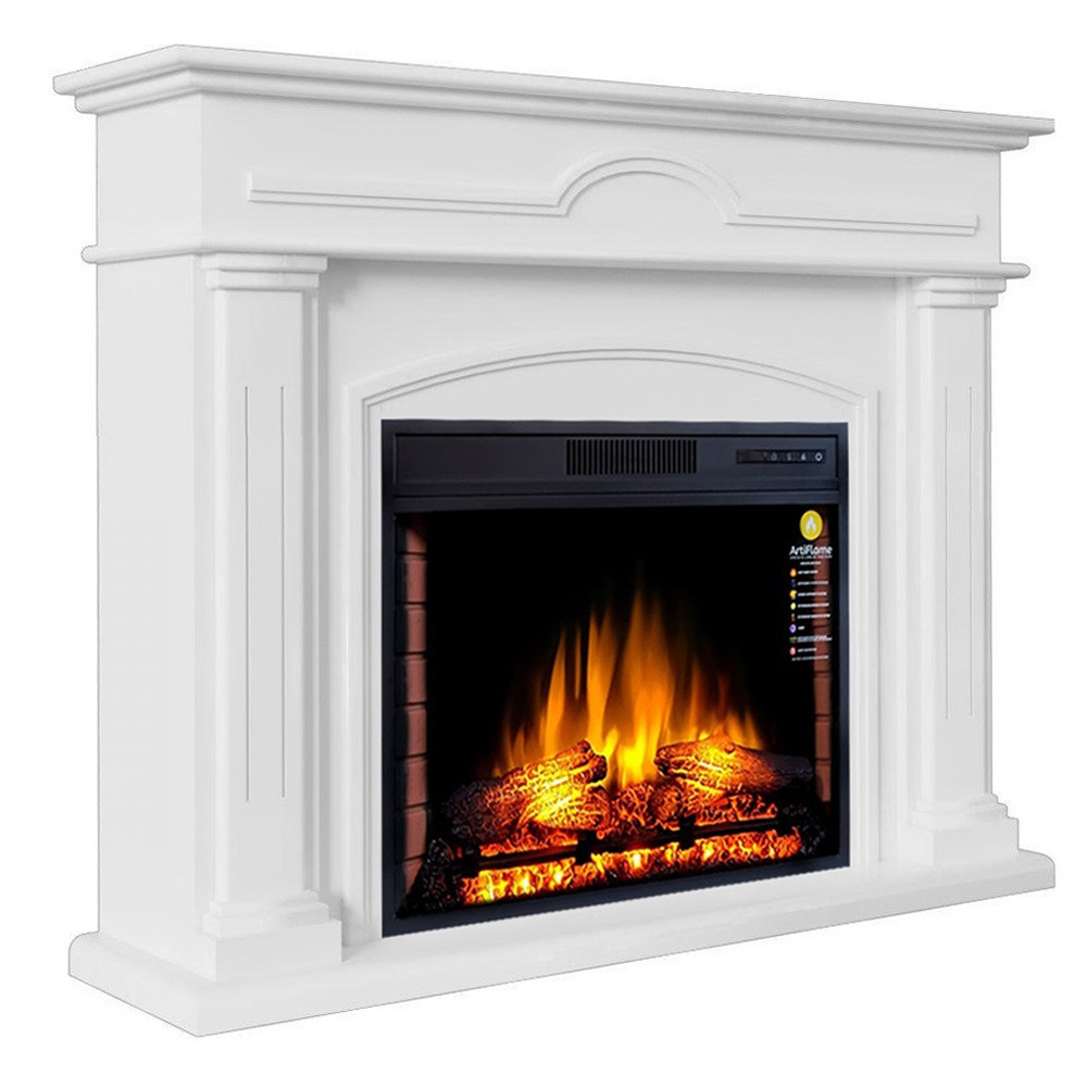 Камінокомплект ArtiFlame DECEMBER AF28S БІЛИЙ Б'ЯНКО (зі звуком) Львів - фото 2