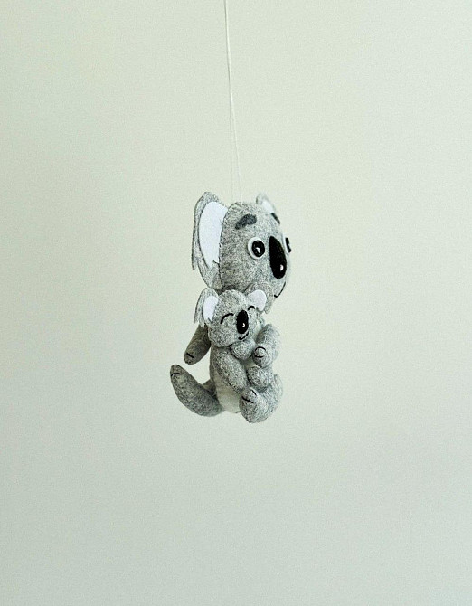 М’яка фетрова іграшка коала ручної роботи – безпечна розвиваюча іграшка Київ - фото 4