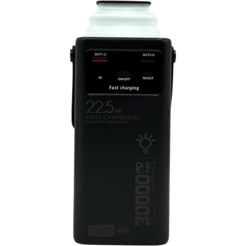 Повербанк Power Way PD-30 30 000 mAh PD 20W + QC 22.5W Чёрный Днепр - изображение 6