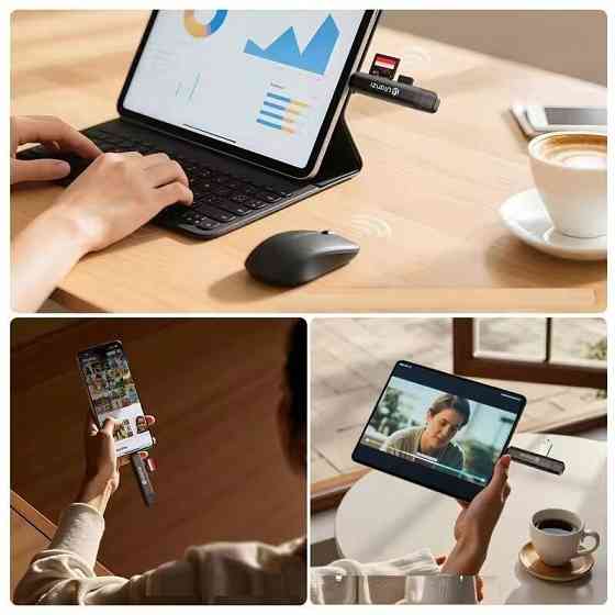 Картридер micro SD TF USB Type-C 200МБ/с Ulanzi CR1 Київ
