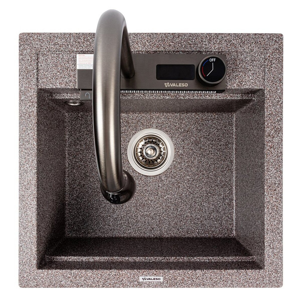 VALESO Кухонна гранітна мийка VALESO 5149 VIVA мікс Коломыя - изображение 5