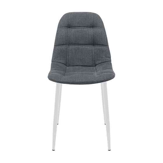 Стілець крісло м'який SplitDesign U Sorrento 98 білі ніжки Сірий Київ