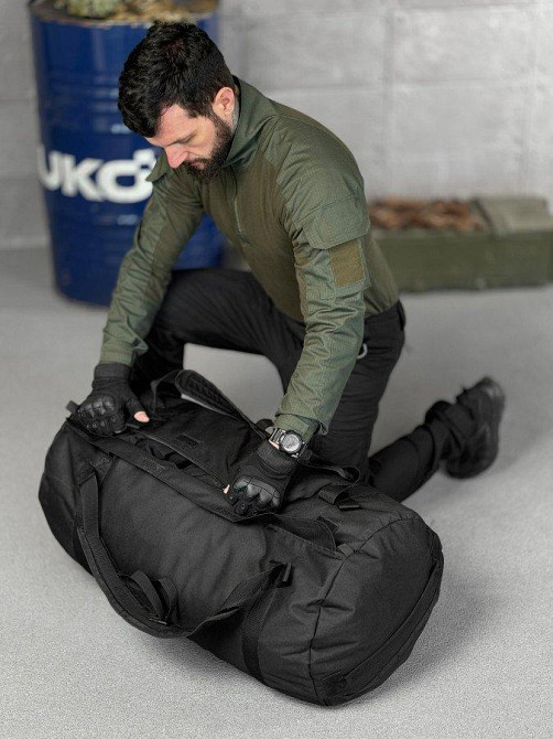 Сумка Баул 100л Баул-рюкзак VA полиция ВТ5055 Одесса - изображение 6