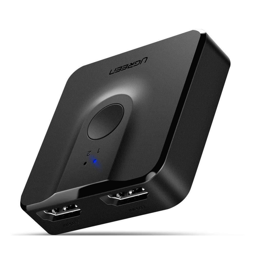 Двонаправлений перемикач HDMI 2.0 Ugreen CM217 (Чорний) Николаев - изображение 2