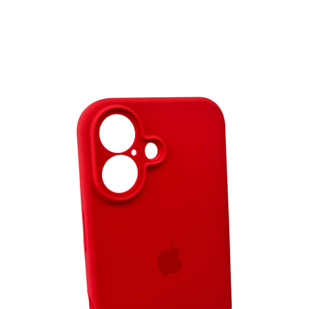 Чохол для iPhone 16 Pro Silicone Berry Red Київ - фото 2