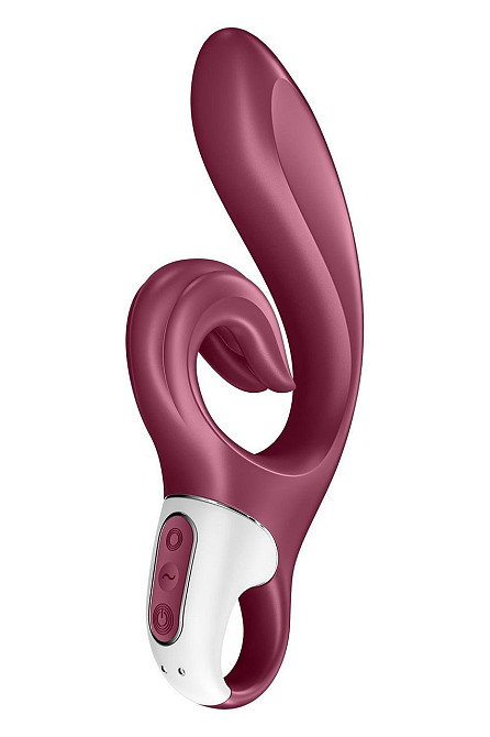Стимулятор точки G и клитора Satisfyer Love me с вибрацией, бордовый Sex Aura Киев - изображение 1