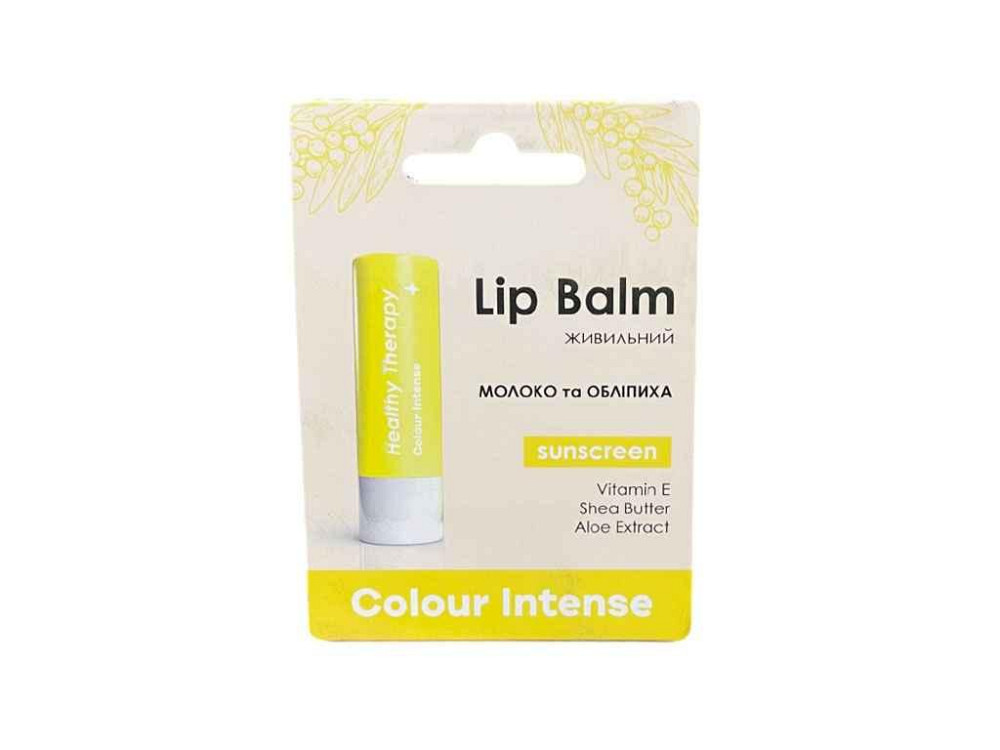 Бальзам д/губ живільний Молоко та Обліпиха LIP BALM Healthy Therapy 04 5g ТМ Co Solmir Київ - фото 1
