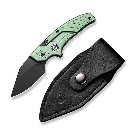 Нож фиксированный тактический Civvi Typhoeus, (5.8 см) 14C28N / Aluminum зеленый Киев