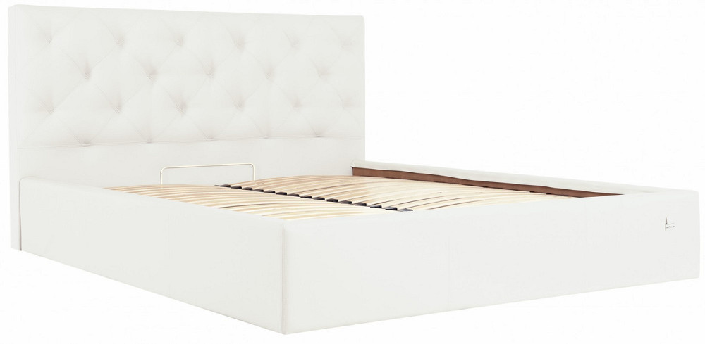 Кровать Bristol Comfort 120 х 190 см Fly 2200 С подъемным механизмом и нишей для белья Белый Днепр - изображение 9