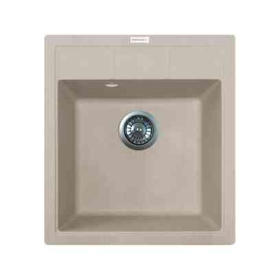 Мойка кухонная Adamant Brick Avena + змішувач та дозатор (4824296209706) Винница