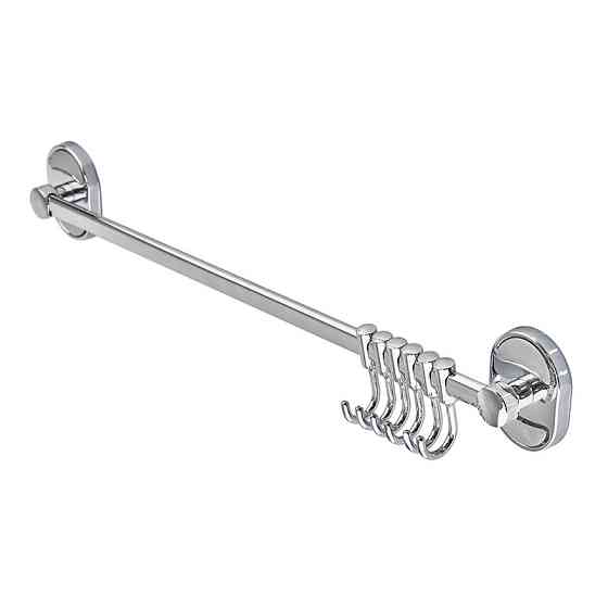 Планка з 6-ма рухливими гачками Zerix AFB-0115-6 (ZX5054) Київ