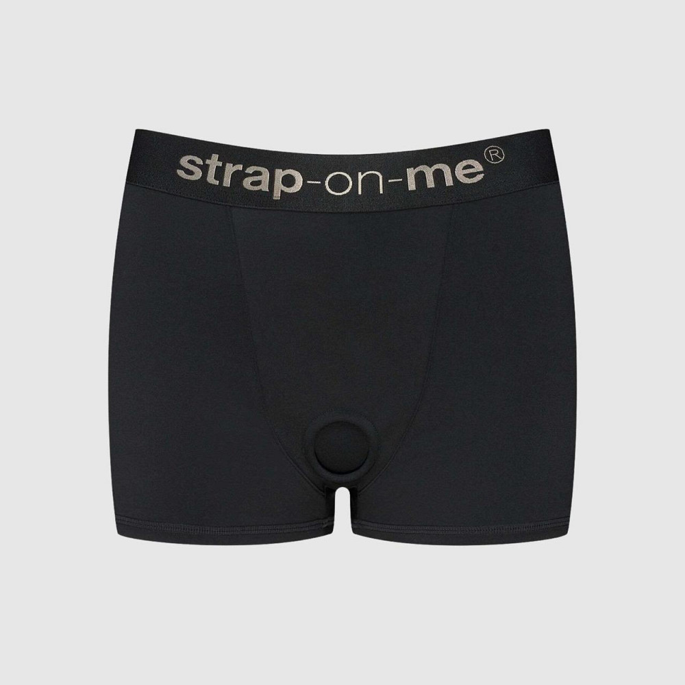 Шорти з фіксацією ділдо Strap-On-Me Harness Lingerie Allure - XL - Black Sex Aura Київ - фото 1