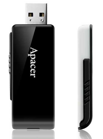 Флешка 64Гб USB 3.0 чорний AH350 Apacer Житомир