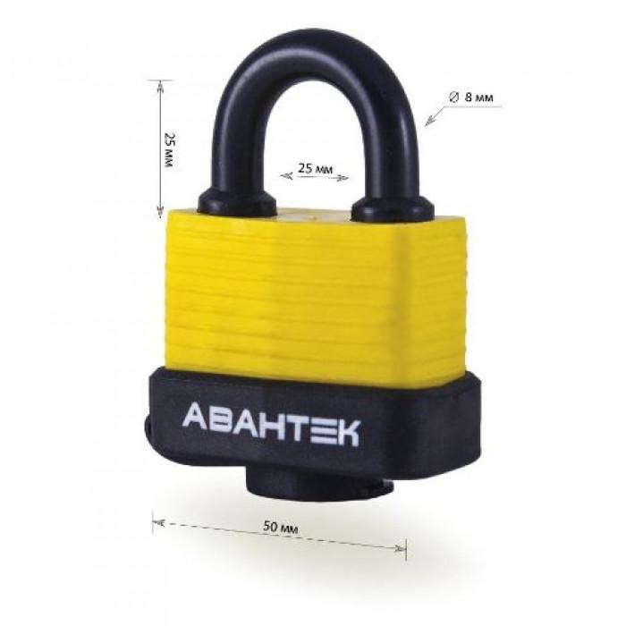 Замок навесной АВАНТЕК Акула FL 1550 (50мм) Харьков - изображение 2