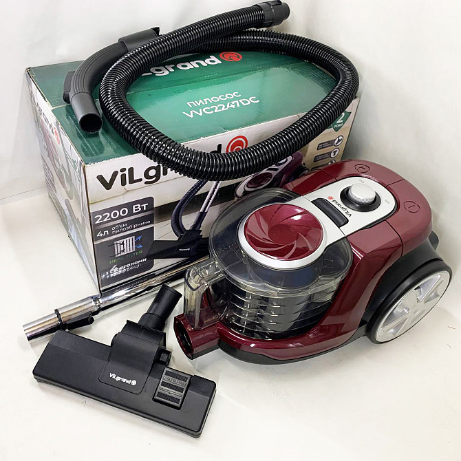 Пылесос без мешка ViLgrand VVC2247DC JG-60 Львов - изображение 1