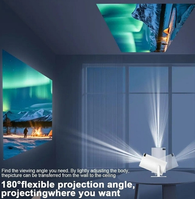 Проєктор HY 300 Wi-Fi 6 Android 11 Bluetooth 130. Харків - фото 1