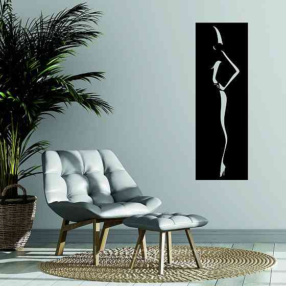 Декоративне настінне Панно «Силует жінки», Декор на стіну Київ
