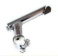 Вынос руля велосипеда (под рулевую резьбовую) (L-15 см, D-22mm) (хром) Мукачево - изображение 1