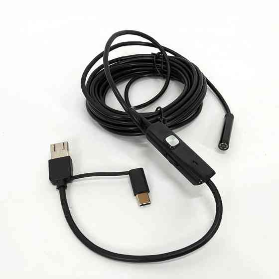 Usb Android Ендоскоп для смартфона 2 м 7 мм, Камера ендоскоп для авто, Гнучкі YQ-222 технічні ендоскопи Київ