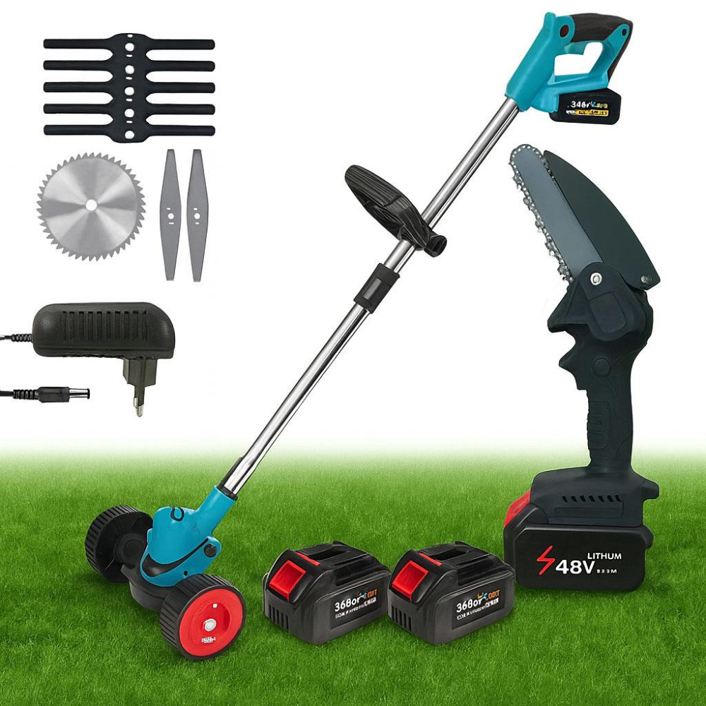 Набір акумуляторний для саду 2в1+2 АКБ 48V SBR Київ - фото 1