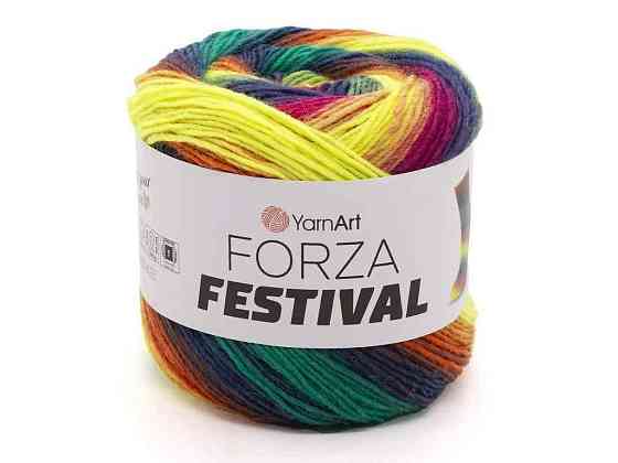 Пряжа Forza Festival 75% шерсть 25% полиамид 420м 100г 4шт/уп арт.2917 ТМ YARNART Киев