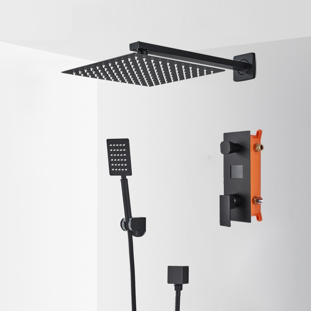 Чорний душовий набір CHDE-BLACK 40 LCD Київ - фото 1
