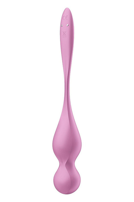 Смарт-шарики Кегеля Satisfyer Love Birds 1 с вибрацией, розовые Sex Aura Киев - изображение 3