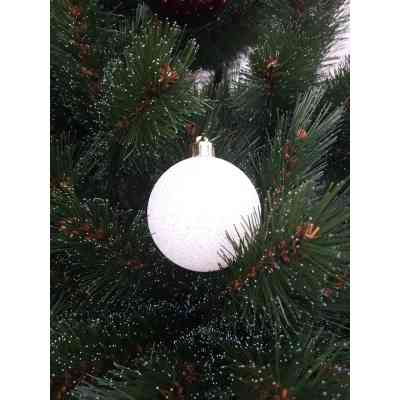 Ялинкова іграшка Chomik пластикові кульки компл. 16 шт, 6см, бордо (5900779853140_3) Вінниця