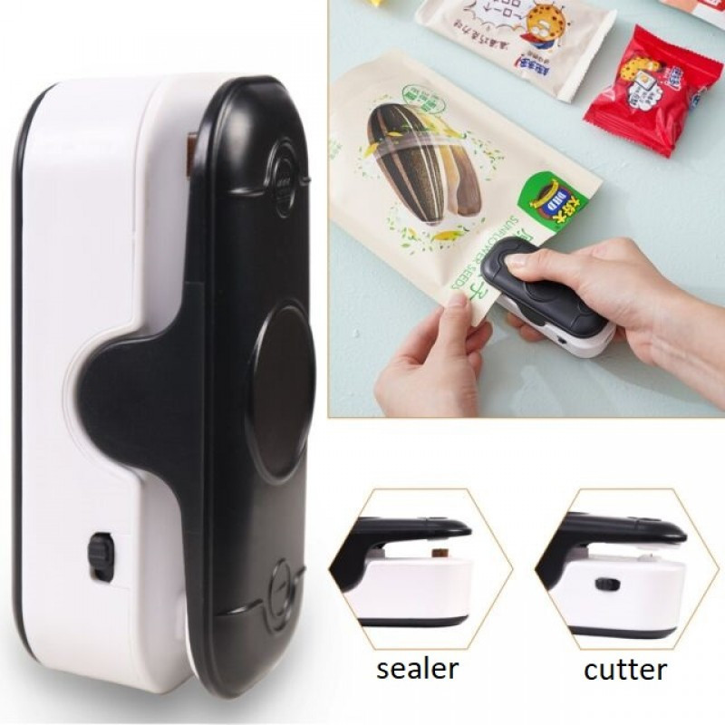 Портативный запайщик пакетов 2в1 удобный для сохранения свежести продуктов дома и на кухне Одесса - изображение 4
