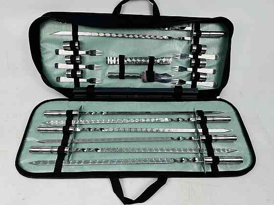 Подарунковий набір шампурів ПЛАНШЕТ No3 HAPPY DAYS Подарункові набори для шашлику Тернопіль