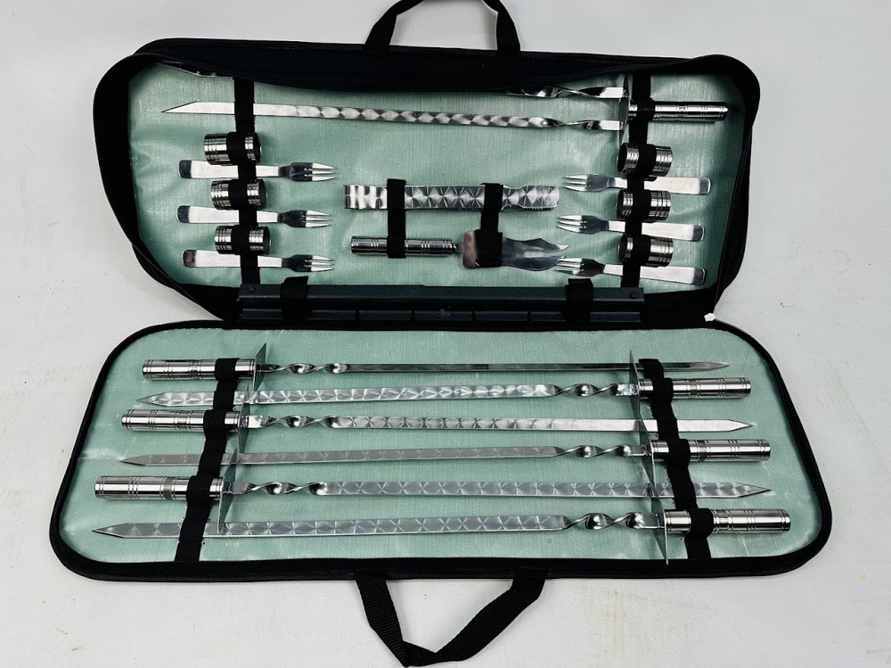 Подарунковий набір шампурів ПЛАНШЕТ No3 HAPPY DAYS Подарункові набори для шашлику Тернопіль - фото 5