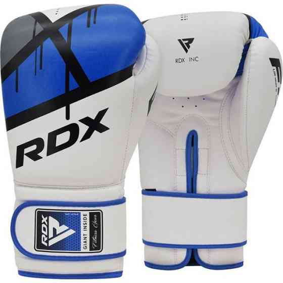 Боксерские перчатки RDX F7 Ego Blue 12 унций с капой в комплекте Киев