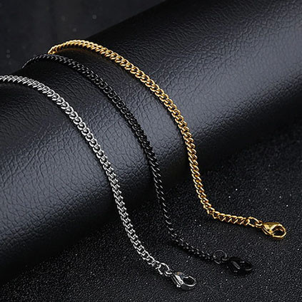 Ланцюжок на шию класичний золотистий Київ - фото 1