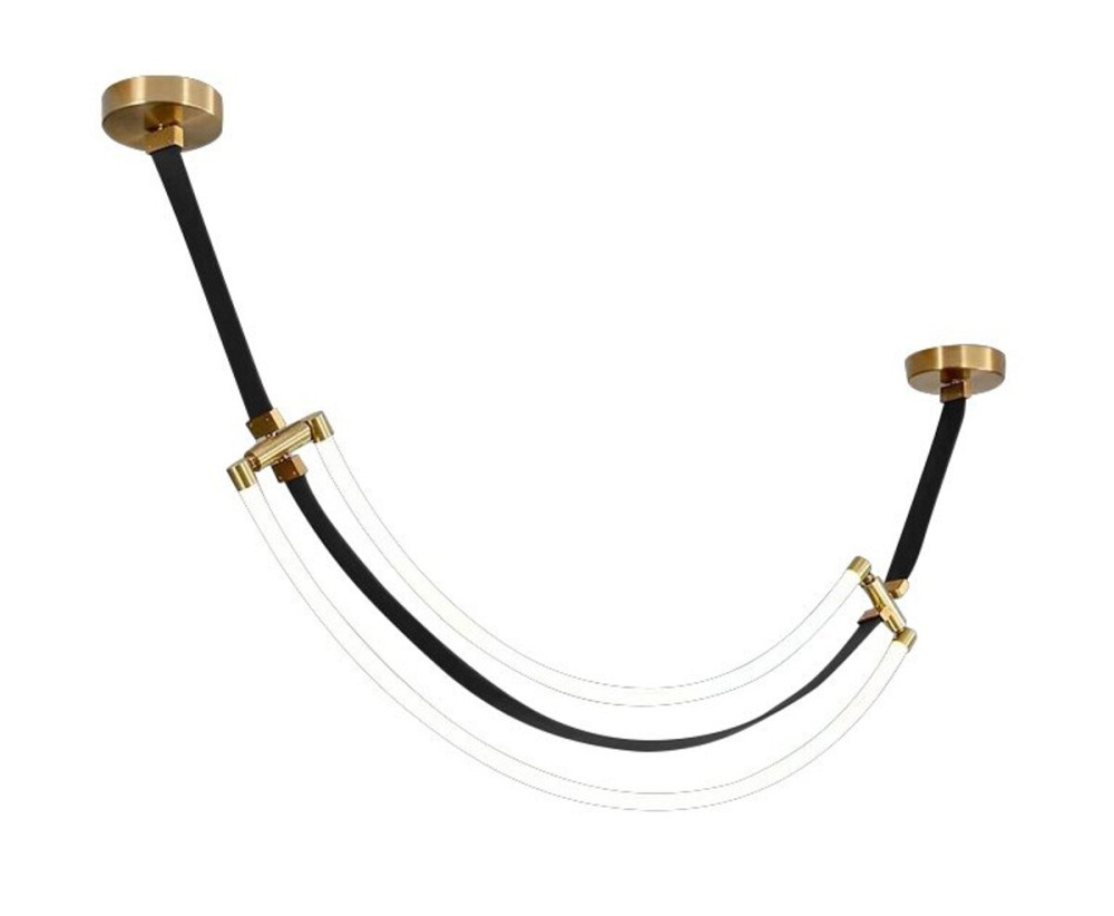 VALESO Люстра підвісна світлодіодна VALESO -1200B 45W чорний Київ - фото 1